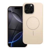 Spīdīgais magnētiskais apvalks saderīgs ar MagSafe IPHONE 16 PRO MAX - balts