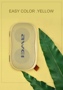 Awei portatīvais Bluetooth skaļrunis Y900 dzeltens