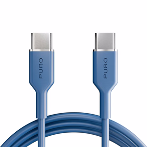 Puro ICON USB-C - USB-C kabelis 1.5m - zils