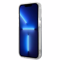 Komplekts Guess GUBPP14XHMEACSK apvalks + lādētājs iPhone 14 Pro Max 6.7" melns/ciets apvalks Marmors Magnētiskais