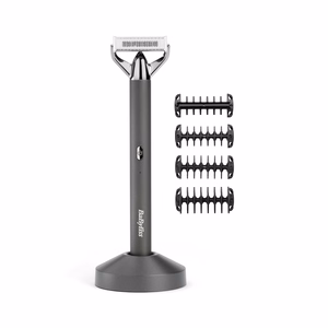 BaByliss Super-X Metal OT996E – bezvadu bārdas trimmeris mitrai un sausai lietošanai, sudraba