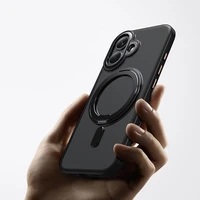 Tech-Protect MagRing Magnētiskais viedtālruņa apvalks iPhone 17 - Matēts melns