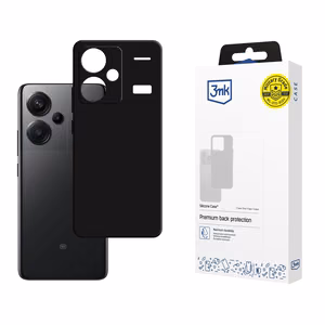 3mk silikona maciņš Xiaomi Redmi Note 13 Pro+ - melns