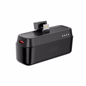 XO Внешний аккумулятор mini PR244 20W 5000 мАч с Lightning разъёмом чёрный
