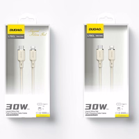 Dudao L7SCL USB-C - Lightning kabelis 30W 2m - bēšs