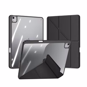 DUX DUCIS planšetdatora apvalks MAGI (m) ar zīmuli uzglabāšanas vietu iPad Air 13 (2024) - melns (m)