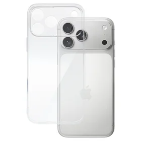 Aizmugurējais viedtālruņa apvalks 2 mm Perfect Iphone 17 Pro caurspīdīgs