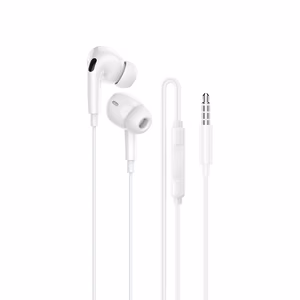 Наушники Borofone BM100 Pro Fuente с микрофоном белые