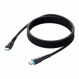 Joyroom Starry Series SA32-CC3 USB-C / USB-C kabelis 60W 1 m - melns