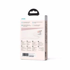 Joyroom Multi-Color Series S-A34 USB-A / Lightning 3A kabelis 1m - rozā