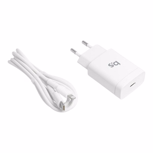 Зарядное устройство Blue Star USB C QC4.0 PD 3A 18W + кабель USB C — Lightning TFK-TC-1099C белое