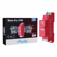 Shelly Qubino Pro 1PM DIN sliedes relejs, 1 kanāls, Z-Wave (jaudas mērīšana)
