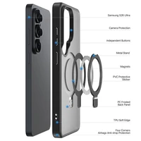 Futrālis Dux Ducis Yind Magnetic Stand Samsung S948 S26 Ultra black