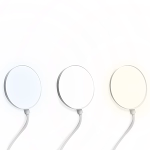 Bezvadu LED galda lampa 6W 3000/4500/6000K skārienvadība 3000mAh balta LTC