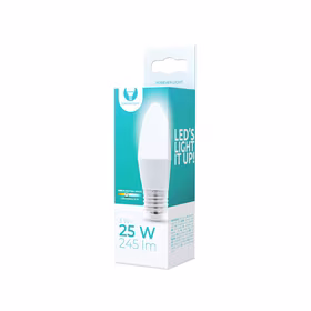 LED Bulb E27 C37 3W 230V 4500K 245lm Forever Light