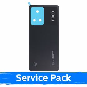 Aizmugurējais vāks saderīgs ar Xiaomi Poco X5 Pro 5G / Astral Black / (Service Pack)
