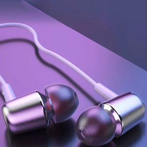 Dudao X1PROT ieliekamās vadu USB-C austiņas 1.2m - baltas