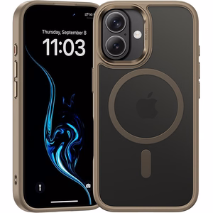 Benks Magnetic Mist Case Metal Frame for Iphone 16 titanium