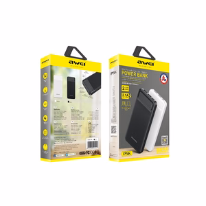 Ārējā baterija Power Bank Awei P5K 5V/2.1A 10000mAh melna
