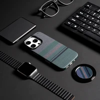 Benks Magnētiskais Armor Air Aurora Kevlar 600D viedtālruņa apvalks Iphone 16 Pro