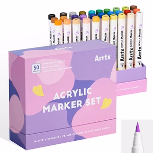 Akrila marķieru pildspalvas ARRTX 30B, 30 krāsas