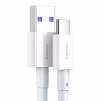 Baseus kabelis Superior USB - USB-C 2,0 m balts 66W