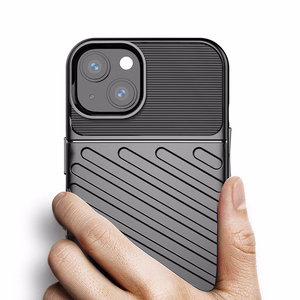 Thunder Case гибкий прочный защищённый TPU чехол для iPhone 13 mini зелёный