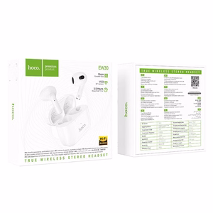 HOCO Bluetooth austiņas Intelligent TWS EW30, baltas
