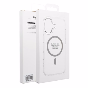 Maciņš Samsung A27 Frame Clear Hybrid Mag Cover, saderīgs ar MagSafe, caurspīdīgs