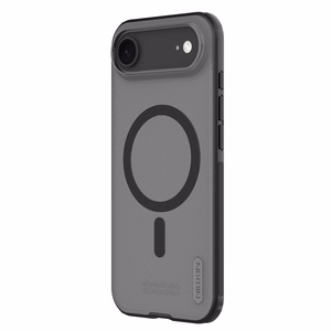 Nillkin Super Frosted Shield Pro MagSafe saderīgs apvalks iPhone 17 Air - caurspīdīgs, melns