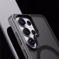 Rock Guard Touch Matēts Series Magnetic Maciņš for Samsung Galaxy S26 Ultra melns