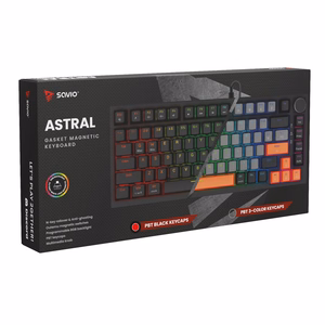Savio ASTRAL BLACK JADE spēļu tastatūra USB QWERTY US International