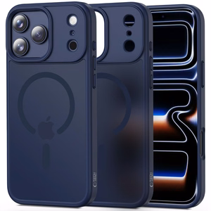 Tech-Protect MagMat MagSafe maciņš iPhone 17 Pro tumši zils