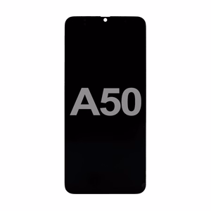LCD displejs Samsung Galaxy A50 melns Augstākās kvalitātes