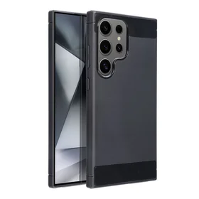 Oglekļa šķiedras viedtālruņa apvalks SAMSUNG S24 Ultra melns
