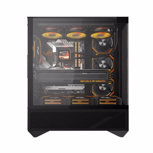 Darkflash DY460 datora korpuss (melns) + 4 ARGB ventilatori