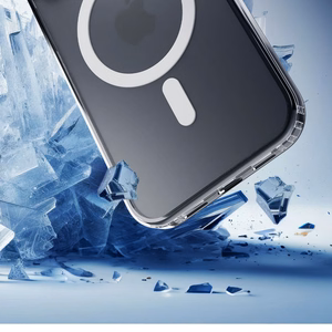 3mk Frosty Magnētiskais balts viedtālruņa apvalks Apple iPhone 15 Plus - balts