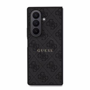 Viedtālruņa apvalks GUESS SAMSUNG Z Fold7 GUHMZFD7P4MSEGCK (Magnētiskais 4G PU ar klasisko) melns