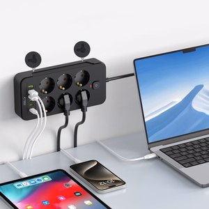 TECH-PROTECT PC6X6 PAGARINĀTĀJS 3 USB & 3 TYPE-C & 6 LIGZDU 200CM MELNS