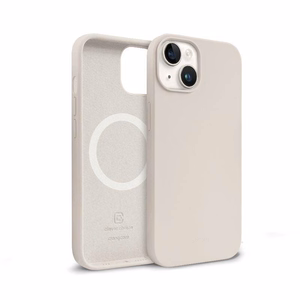 Crong Color Cover Magnetic vāciņš ierīcei iPhone 14 Plus, saderīgs ar MagSafe, akmens bēšs