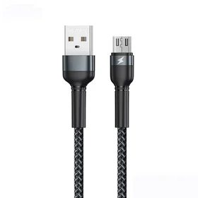 USB kabelis Remax RC-124m USB-A uz MicroUSB 1.0m melns