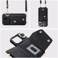 Maciņš WONDER iPhone 16 PRO melns