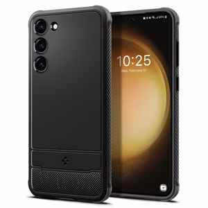 Spigen Rugged Armor viedtālruņa apvalks Samsung Galaxy S23 - matēts melns