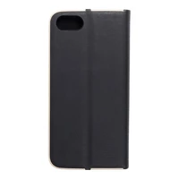 LUNA Book Gold viedtālruņa apvalks APPLE IPHONE 7 / 8 / SE 2020 / SE 2022 melns