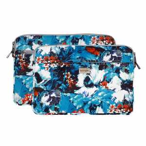 Wonder Sleeve Laptop 17 inches white poppies
