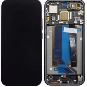 LCD ekrāns Xiaomi Poco X8 Pro 5G ar skārienekrānu un rāmi, melns, oriģināls (servisa iepakojums)