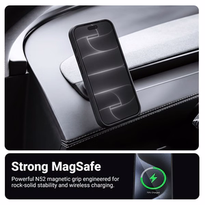 Zils „Crong Hybrid Matte Magnetic“ aizsargvāciņš ar „MagSafe“, paredzēts „Apple iPhone 18 Pro Max“ un „iPhone 17 Pro Max“