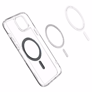 Spigen Ultra Hybrid Magnētiskais viedtālruņa apvalks ar MagSafe iPhone 15 Plus - oglekļa krāsas