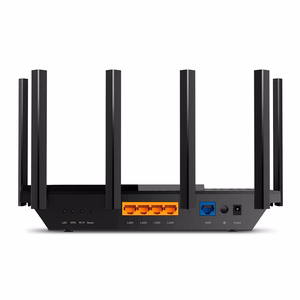 TP-Link Archer AX72 bezvadu maršrutētājs Gigabit Ethernet divjoslu (2.4 GHz / 5 GHz) melns