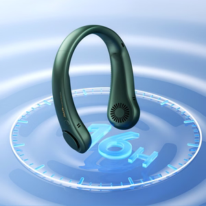 Jisulife Life3 pārnēsājams USB kakla ventilators, zaļš